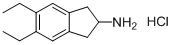 5,6-二乙基-2,3-二氢-1H-茚-2-胺盐酸盐(茚达特罗中间体)