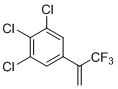 1,2,3-trichloro-5-(1,1,1-trifluoroprop-2-en-2-yl)benzene(Lotilaner intermediat)