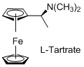 (S)-(-)-N,N-二甲基-1-二茂铁基乙胺 L-酒石酸盐